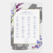 Wildblume Wedding Watercolor Welcome Peri ID954 Acrylschild (Vorderseite)