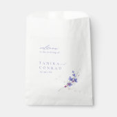 Wildblume Wedding Watercolor Welcome Peri ID954 Geschenktütchen (Vorderseite)