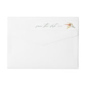 Wildblume Wedding Watercolor White ID954 (Rückseite)