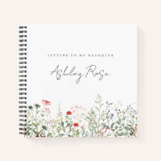 Wildblume: Weidenschreiben an meinen Dauerstammspe Notizblock (Vorderseite)