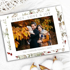 Wildblume Weihnachten Liebe Frieden Freude Foto