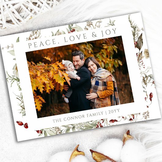 Wildblume Weihnachten Liebe Frieden Freude Foto