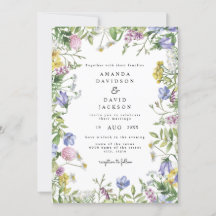 Wildblume Whimsical Garden Boho Rustikale Hochzeit
