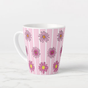 Wildblume Whimsy pink und White Daisies Milchtasse