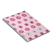 Wildblume Whimsy pink und White Daisies Notizblock (Rechte Seite)