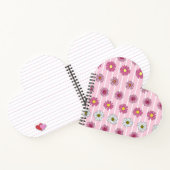 Wildblume Whimsy pink und White Daisies Notizblock (Innenseite)