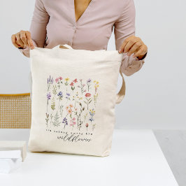 Wildblume Whimsy Script Tragetasche