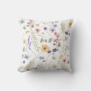 Wildblume Whimsy Throw Kissen