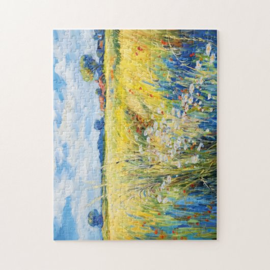 Wildblume Wiese am Havel Puzzle (Vertikal)