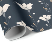 Wildblume Wiese, Aquarellboho Wilde Blume, vorher Geschenkpapier (Rolleneckpunkt)