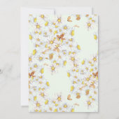 Wildblume Wiese Blumenladen Einladung (Rückseite)