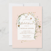 Wildblume Wiese Blumenladen Einladung (Vorderseite)