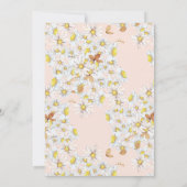 Wildblume Wiese Blumenladen Einladung (Rückseite)