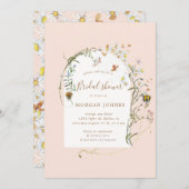 Wildblume Wiese Blumenladen Einladung (Vorne/Hinten)