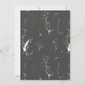 Wildblume Wiese Blumenladen Einladung (Rückseite)