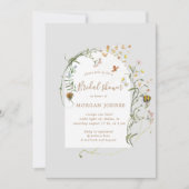 Wildblume Wiese Blumenladen Einladung (Vorderseite)