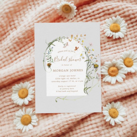 Wildblume Wiese Blumenladen Einladung