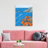 Wildblume Wiese Landschaft Leinwanddruck (Insitu (Wohnzimmer))