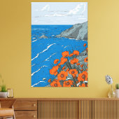 Wildblume Wiese Landschaft Leinwanddruck (Insitu (Wohnzimmer))