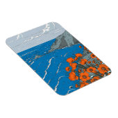Wildblume Wiese Landschaft Magnet (Rechte Seite)