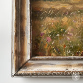 Wildblume Wiese Landschaft Malerei Impressionismus Poster