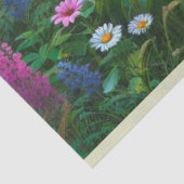 Wildblume Wiese Landschaft Seidenpapier (Ausschnitt)