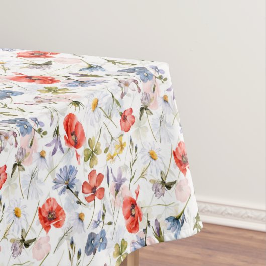 Wildblume Wiese mit Pflücken Tischdecke (Beispiel)