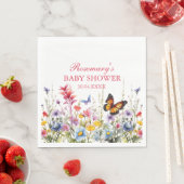 Wildblume-Wiese Serviette (Beispiel)