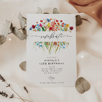 Wildblume-Wiese-Split-Rahmen Celebrate