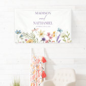Wildblume Wild Blume Blumengarten Hochzeit Banner (Insitu)