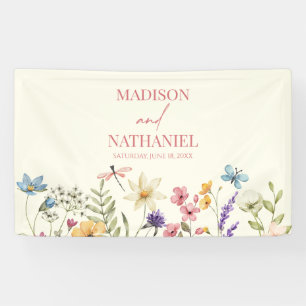 Wildblume Wild Blume Blumengarten Hochzeit Banner