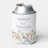Wildblume Wild Blume Blumengarten Hochzeit Dosenkühler (Kanne Vorderseite)