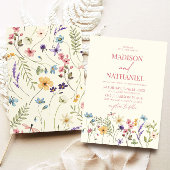 Wildblume Wild Blume Blumengarten Hochzeit Einladung