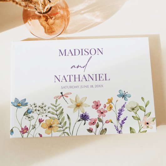 Wildblume Wild Blume Blumengarten Hochzeit Gästebuch