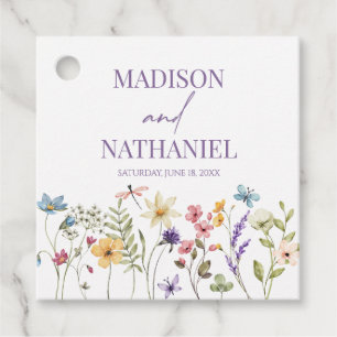 Wildblume Wild Blume Blumengarten Hochzeit Geschenkanhänger