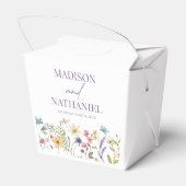Wildblume Wild Blume Blumengarten Hochzeit Geschenkschachtel (Rückseite)