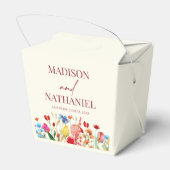Wildblume Wild Blume Blumengarten Hochzeit Geschenkschachtel (Rückseite)
