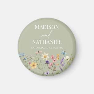 Wildblume Wild Blume Blumengarten Hochzeit Magnet