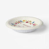 Wildblume Wild Blume Blumengarten Hochzeit Pappteller (Gewinkelt)