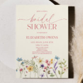 Wildblume Wild Blume Blumenstrauß Brautparty Einladung