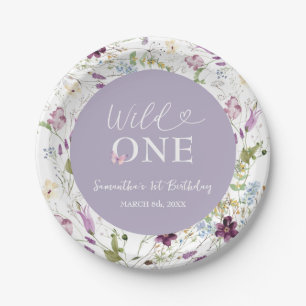Wildblume Wild ONE Butterfly Garden Party Pappteller