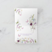 Wildblume Wild ONE Butterfly Klappt Danke (Innenseite)