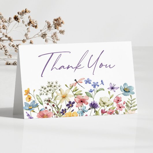 Wildblume Wilde Blume Blumengarten Dankeskarte