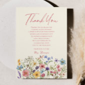 Wildblume Wilde Blume Blumenstrauß Brautparty Dankeskarte