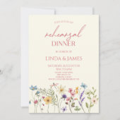 Wildblume Wilde Blume Florenz Probe Abendessen Einladung (Vorderseite)