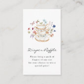 Wildblume-Windelkarte Begleitkarte (Vorderseite)