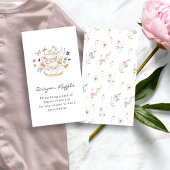 Wildblume-Windelkarte Begleitkarte