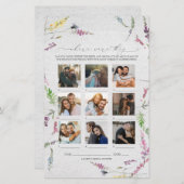 Wildblume, wo sie Brautparty spielen (Vorne/Hinten)