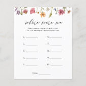 Wildblume, wo wir Duschpartie hatten (Vorderseite)