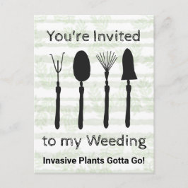 Wildblume Woche Einladung Postkarte